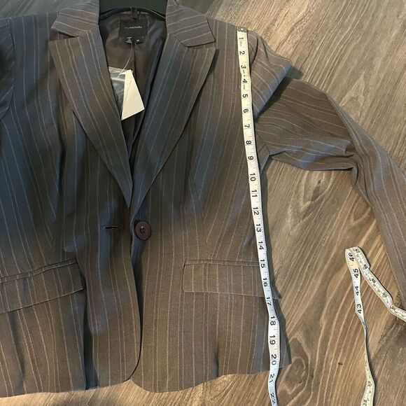 NWT My Michelle Medium Gray Blazer - Picture 2 of 4